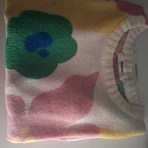 Promod Colorful Floral Women's Sweater